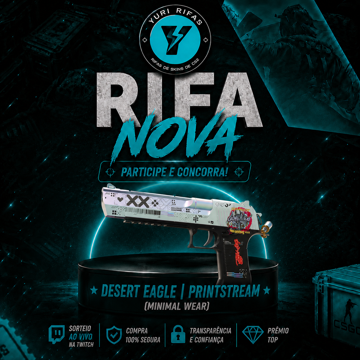 Desert Eagle | Printstream (Minimal Wear)